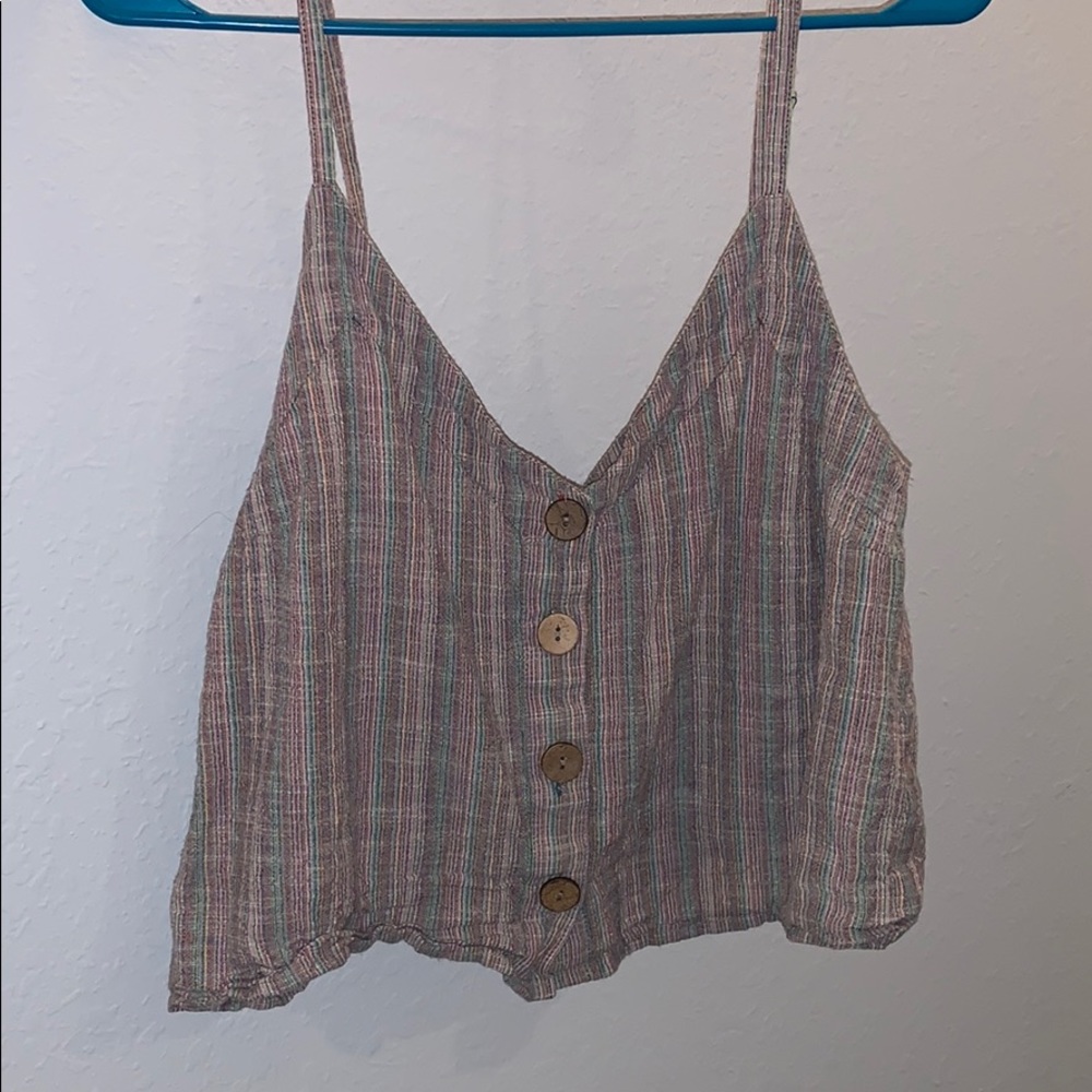 Multi colored crop top